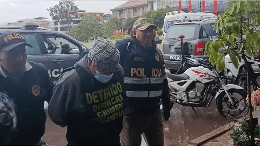 Capturan a presuntos miembros del Tren de Aragua implicados en crimen en Cusco